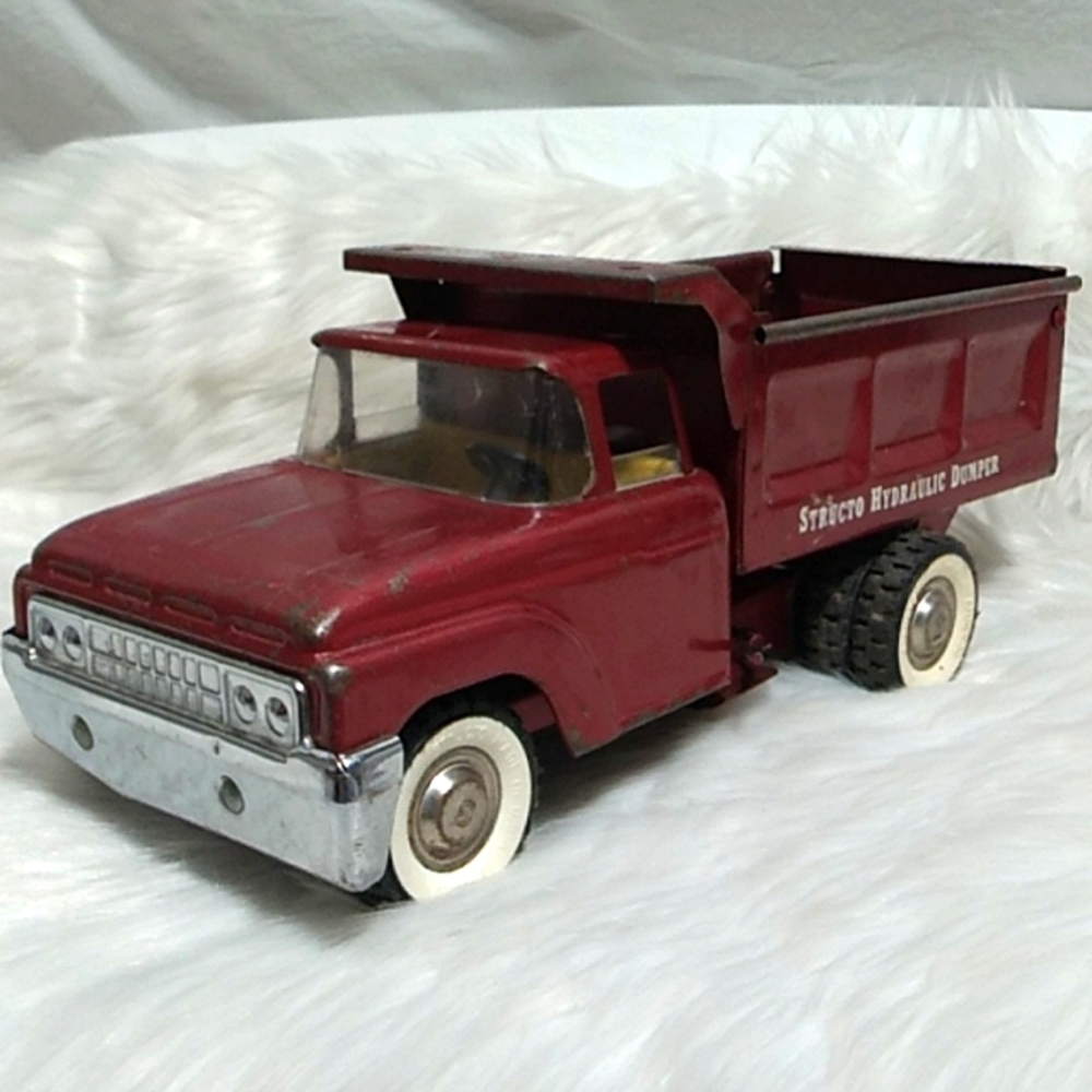 LAST SALE!Vintage Structo Hydraulic Dumper 59'/60's Steel Truck Made In USA 🇺🇸